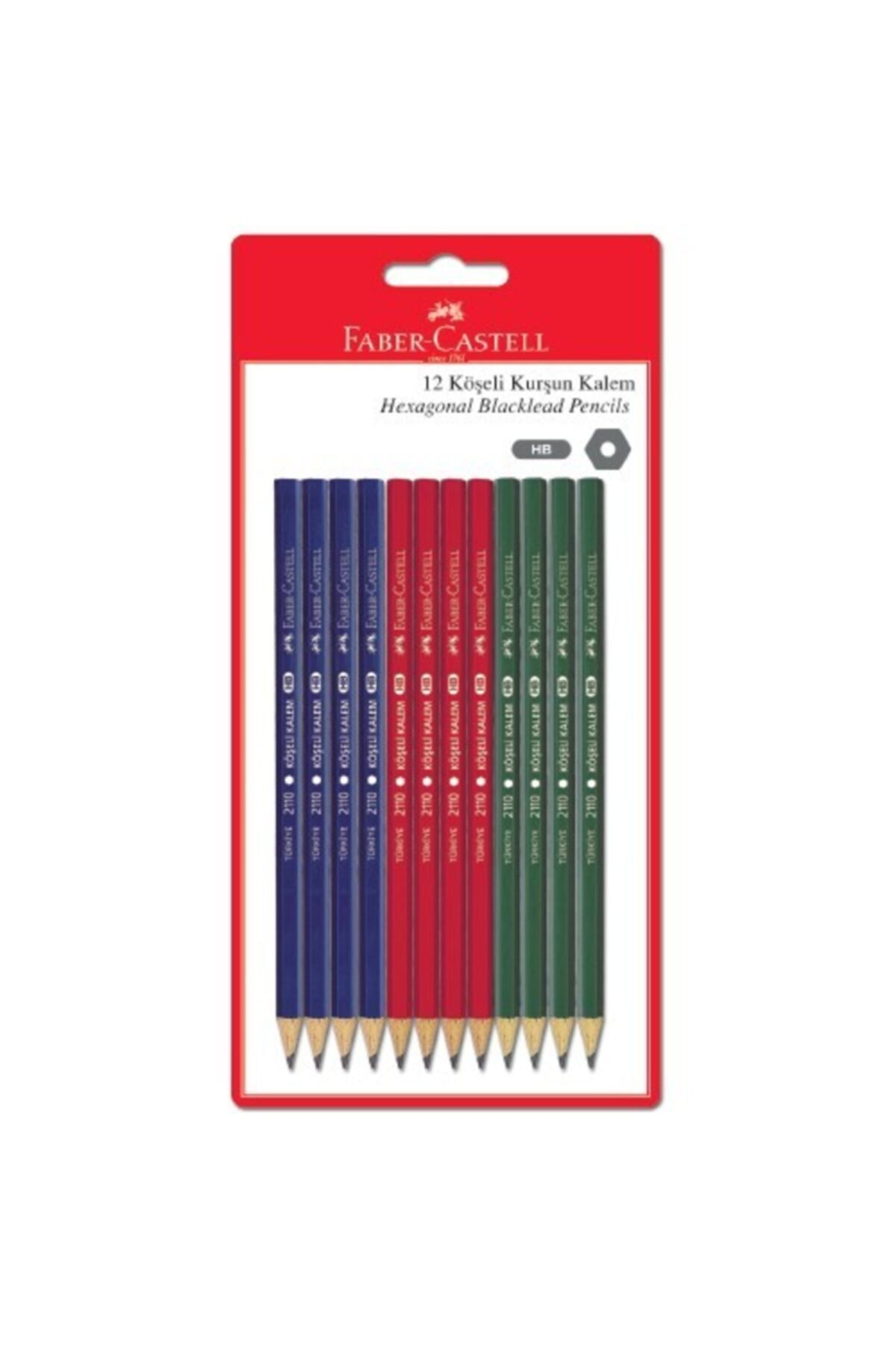 Faber-castell%20Kurşun%20Kalem%20Köşeli%2012%20Li%205501211000%20(1%20Paket%2012%20Adet)