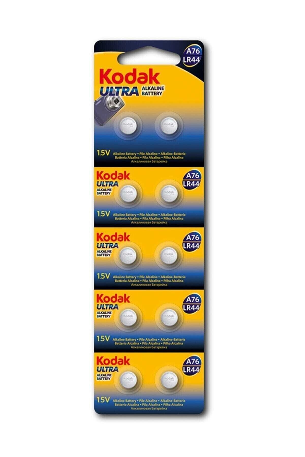 Kodak%20Ag76/lr44%2010’lu%20Alkalin%20Düğme%20Pil%20Ultra%20Alkalin%20AG76/LR44