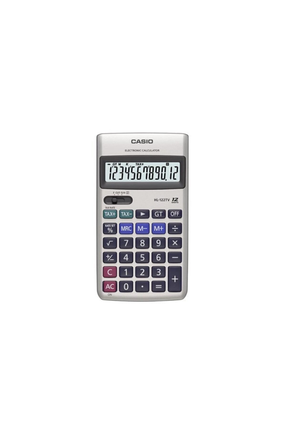 Casio%20Hl-122tv%2012%20Hane%20Cep%20Tipi%20Hesap%20Makinesi