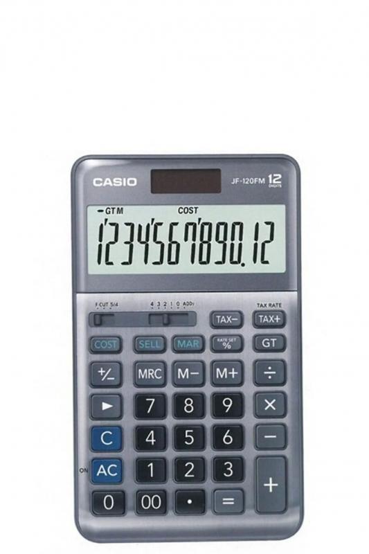 Casio%20JF-120FM%2012%20Hane%20Masa%20Üstü%20Hesap%20Makinesi