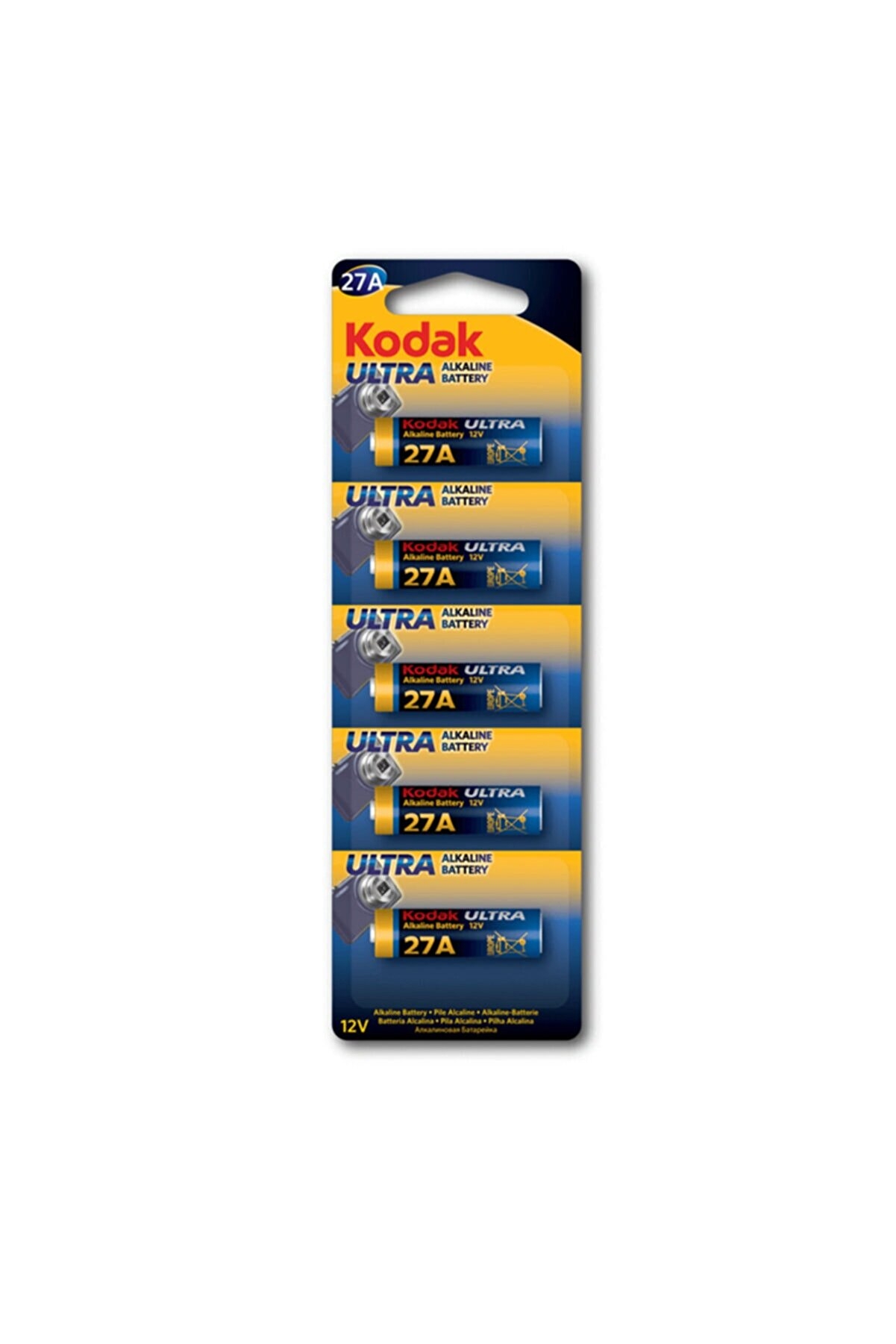 Kodak%205’li%20Alkalin%20Kumanda%20%20Pil%2027a%20Ultra%20Alkalin%2027A-5