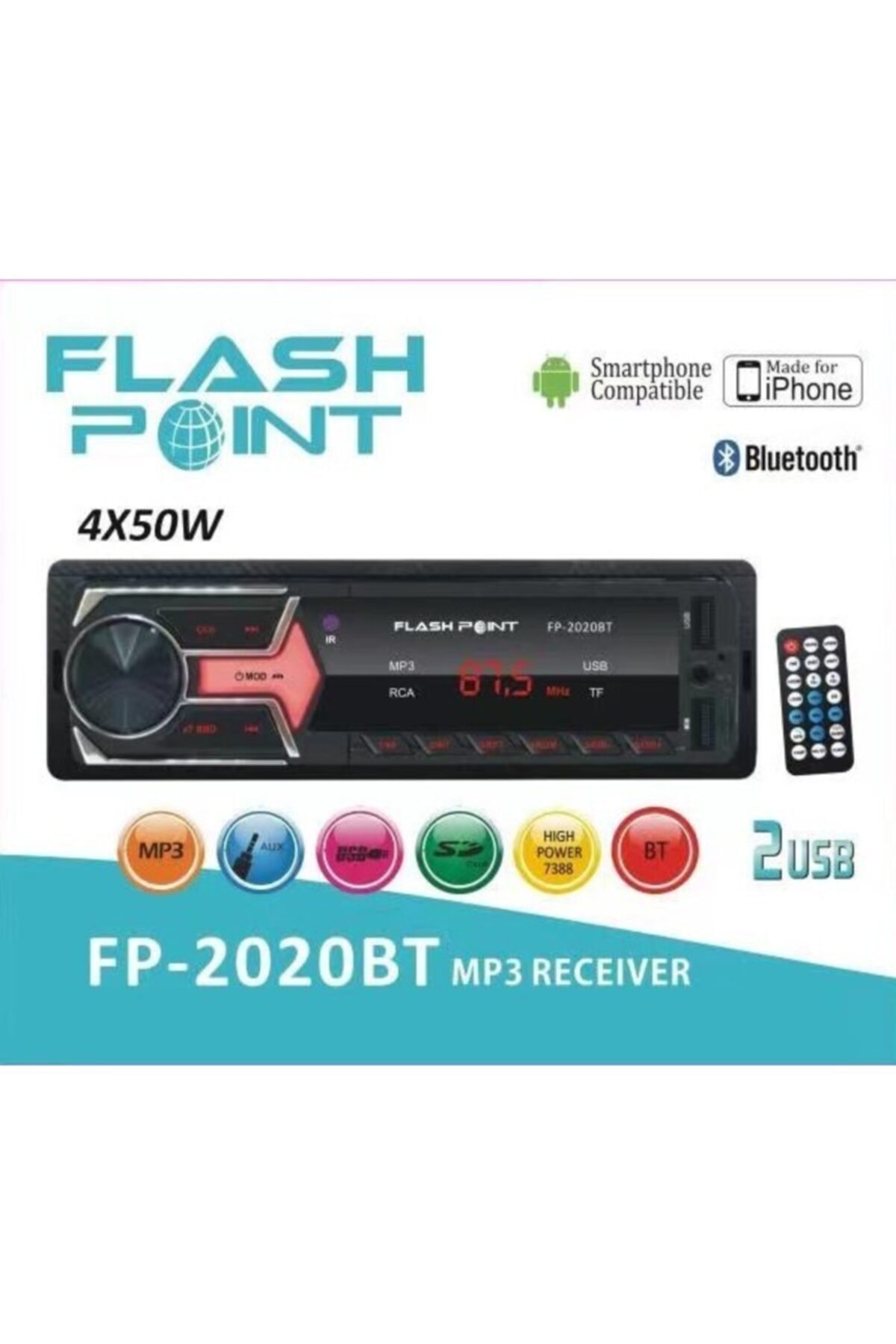 Cs-fp-2020bt%20Flashpoint%20Kaliteli%20Bluetooth%20Oto%20Teyip%20Araba%20Teyibi%20Mp3