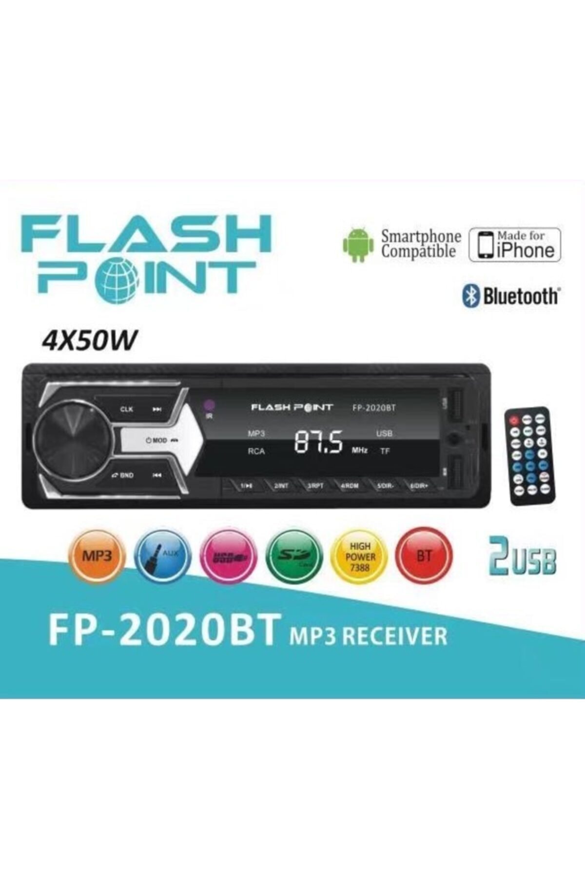 Cs-fp-2020bt%20Flashpoint%20Kaliteli%20Bluetooth%20Oto%20Teyip%20Araba%20Teyibi%20Mp3