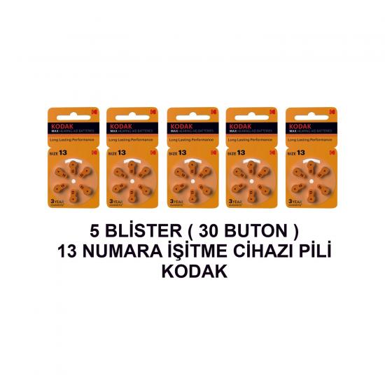 Kodak 13 Numara 5 Paket Kodak Işitme Cihazı Pili