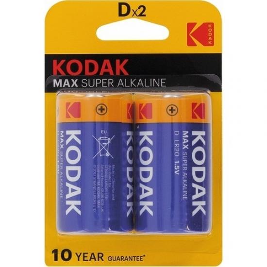  KODAK MAX ALK. KD-2 BÜYÜK PİL 2Lİ KART 