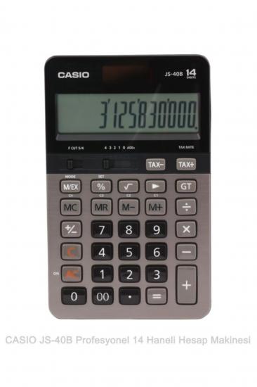 Casio Prof-masa Tipi 14 Hane Hesap Makinesi Js-40b