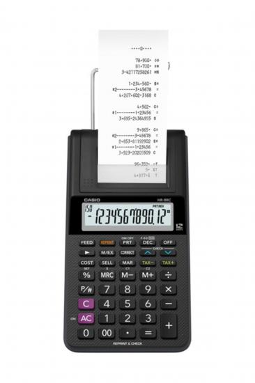 Casio CASIO HR-8RC-BK-DC ŞERİTLİ HESAP MAKİNESİ