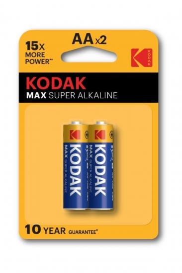 Kodak Max Serisi 2 Adet Alkalin Kalem Pil-aa Max Alkalin KAA-2