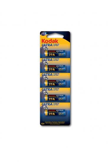 Kodak 5’li Alkalin Kumanda  Pil 27a Ultra Alkalin 27A-5