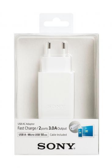 Sony CP-AD2M2 Şarj Aleti Orjinal 3.A CP-AD2M2 Çift USB