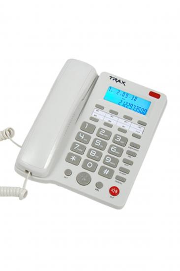 Tc 603 Ekranlı Masaüstü Kablolu Telefon Beyaz